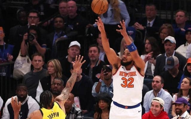 左ヒザ打撲のカール・アンソニー・タウンズがペイサーズとのイースト決勝第6戦も出場へ