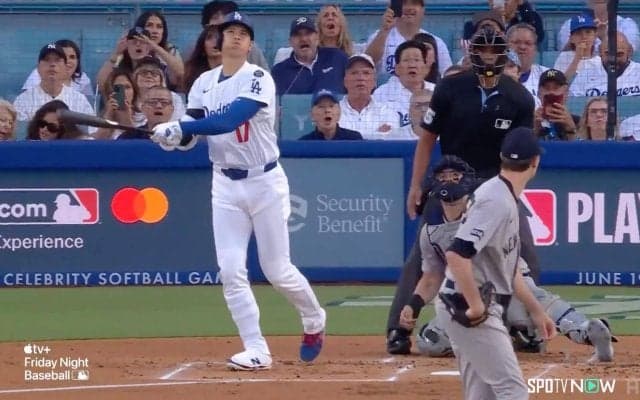 「あのシンカーを打つとは」大谷翔平、悪夢の先頭打者弾にヤ軍無敗左腕が“確信拒否”！？振り返らなかった衝撃シーン…Xで一時トレンドも