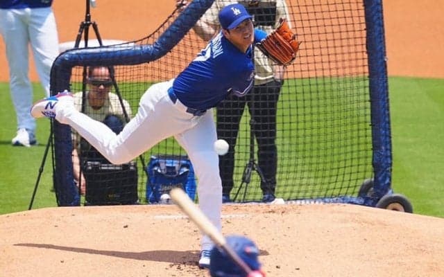 大谷翔平、生み出した破壊音「すご」　初の本拠地マウンドで…「マジ神ってる」