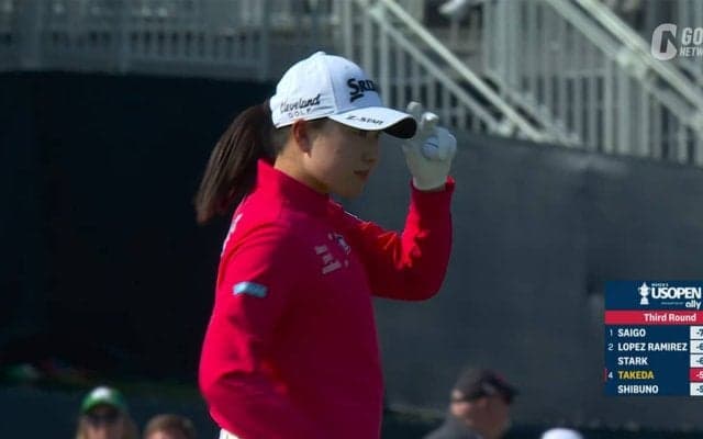 【動画】竹田麗央、ムービングデーに2つ伸ばして優勝争いへ