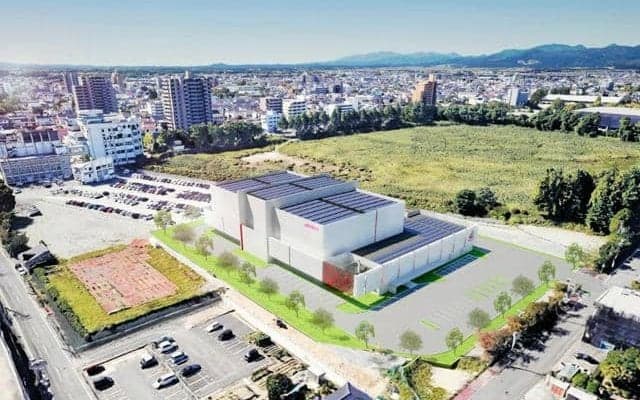 デンソーが女子バレーの体育館を建設　場所は郡山のど真ん中