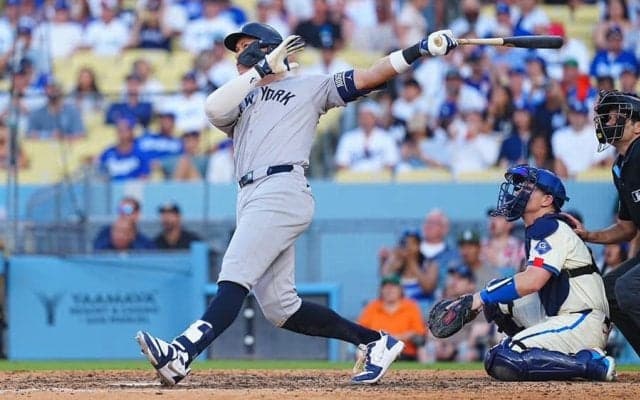 ジャッジ、1試合2発の21号…トップの大谷に肉薄1差　ド軍全員得点に対し孤軍奮闘