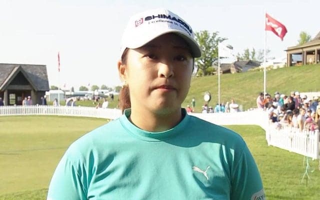 西郷真央、メジャー連勝へ2打差を追う最終日は「いいプレーができるように頑張りたい」