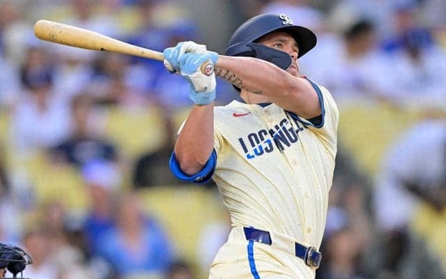 ド軍有望株が明かす初HRの“内幕”　裏にあった大谷バットを巡るやり取り「面白かったよ」