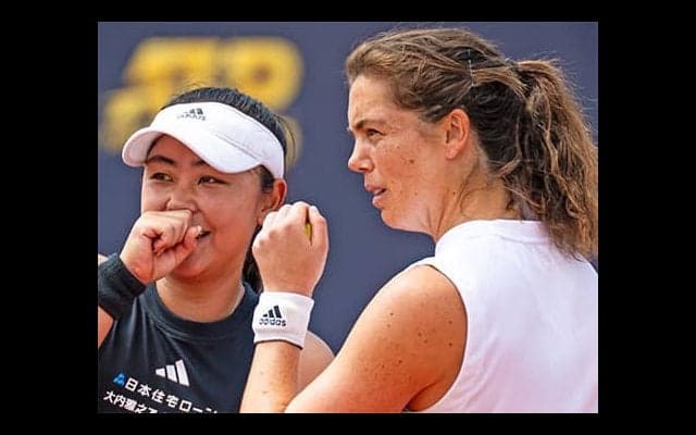  穂積絵莉ペア 快勝で全仏OP8強 