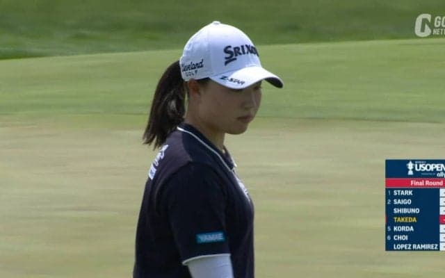 【動画】竹田麗央、世界ランク1位のネリー・コルダと並ぶ日本勢最高2位タイ