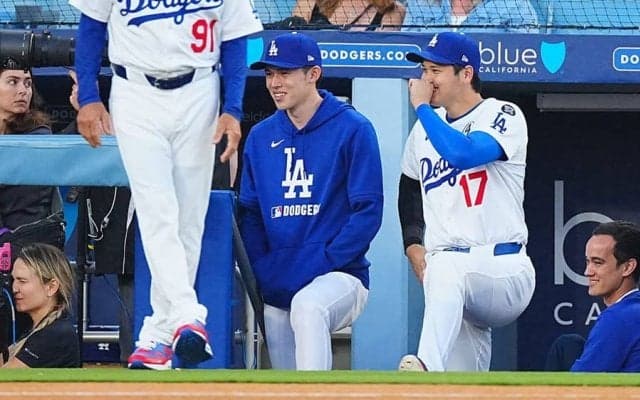 大谷翔平らを見守った“大物”「どこの俳優さんかと思ったら」　まさかの行動にX騒然