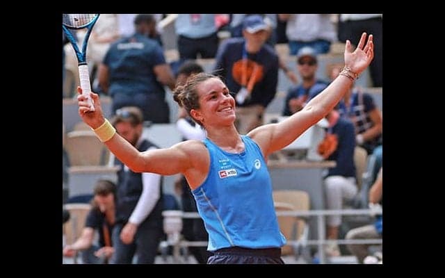  全仏OP初出場で世界3位破る大金星 