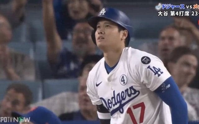 大谷翔平、長嶋茂雄さんに捧ぐ23号は“確信うなずき”特大ムーンショットに…「ミスターまで届け」ここぞで放ったホームランにファンも反応
