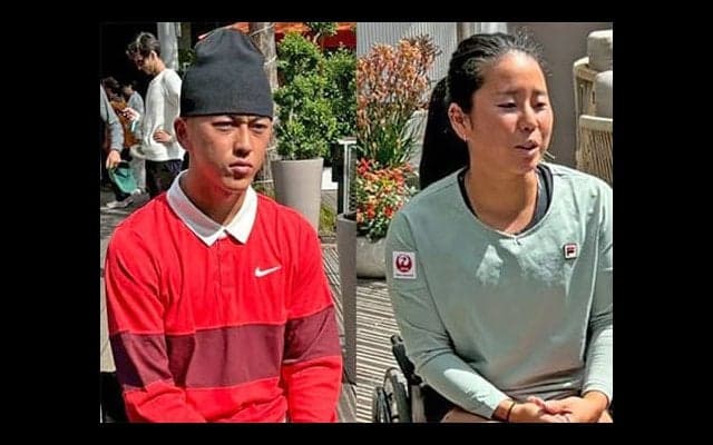 小田凱人/上地結衣 全仏OPに意気込み