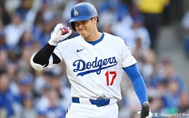 大谷翔平、MVPの模擬投票で大差のナ・リーグ首位