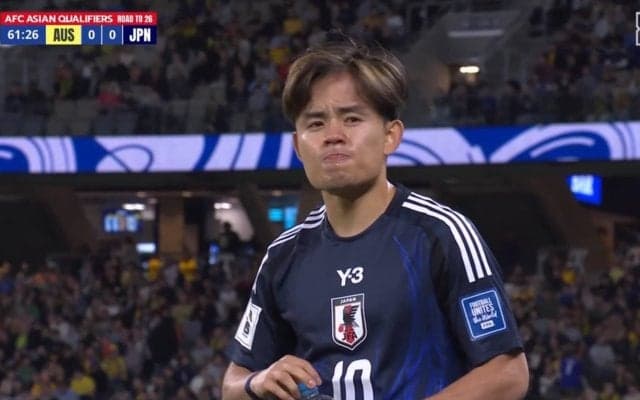 日本代表、オーストラリア代表に0ー1で今予選初黒星　2009年以来16年ぶりの敗戦　\"10番\"久保建英や復帰の佐野海舟は存在感【W杯アジア予選】