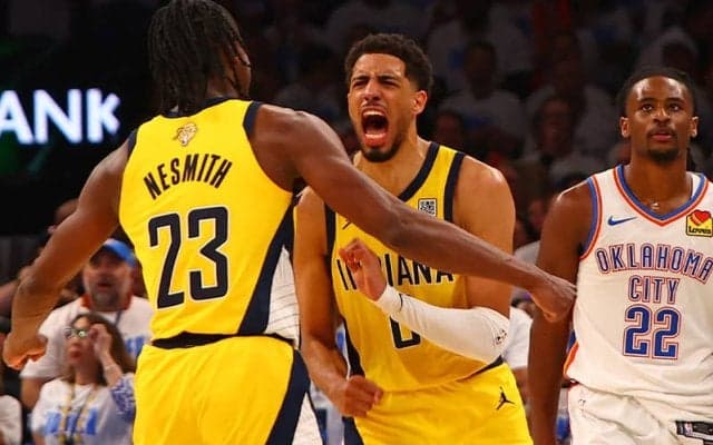 ペイサーズが第4Qで15点差覆す大逆転勝利…残り0.3秒にハリバートンが勝ち越し弾／NBAファイナル2025