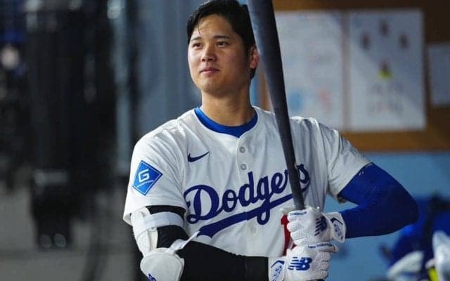 大谷翔平、試合中に発動していた「Ksgk」　カメラが捉えた瞬間、珍光景にX爆笑