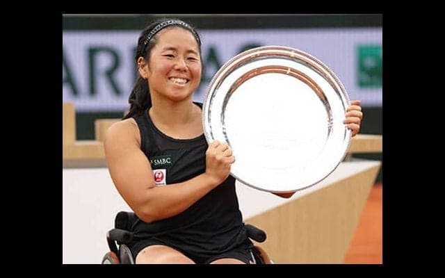  上地結衣 全仏OP単複制覇「嬉しい」 