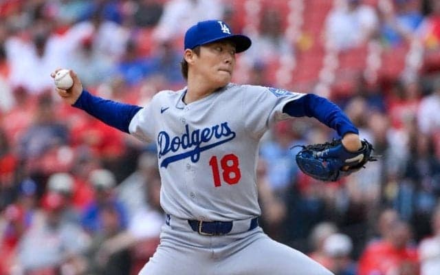 山本由伸、6回9K無失点の快投　7勝目はならず…初対決ヌートバーを翻弄、防御率ナ3位2.20