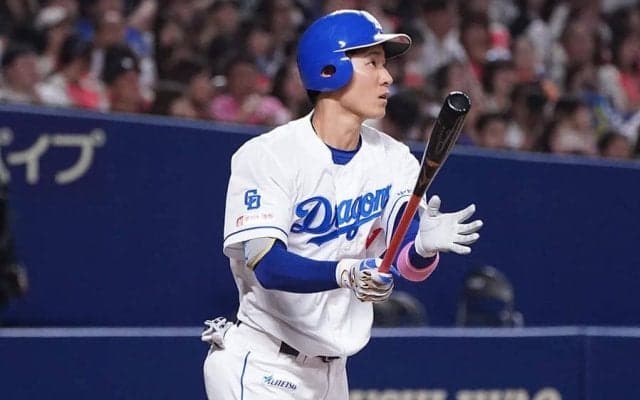 中日29歳が「大谷化している」　進化止まらぬ豪快弾…チームNo.1数値に「バケモン過ぎ」