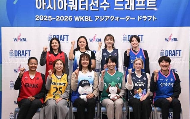 WKBLがアジアクォーター制度のドラフトを開催…2季目は10人が韓国の舞台へ