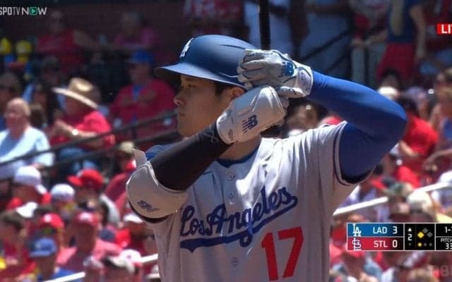 大谷翔平、17試合ぶりのツーベースヒット　カーショーが好投で今季初勝利、ド軍の連敗を2で止める