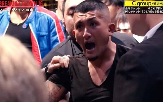 「てめえ人の女取りやがってよ！」ブレイキングダウンで新たな因縁勃発…常連ファイターが相手の妻にDM疑惑 怒り収まらず騒然