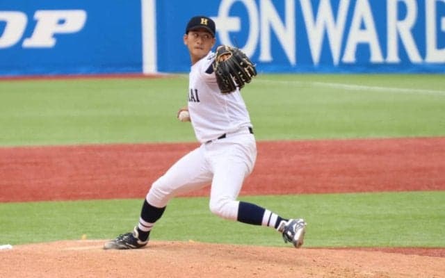コンデイション不良で出遅れた北海学園大の153キロ右腕が46年ぶりの全国勝利に導く好リリーフ！【大学野球選手権】