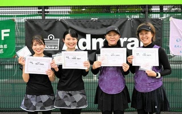 全国へ2ペア決まる　ピンクリボンテニス県大会