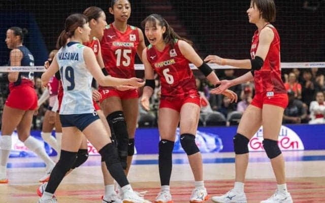 【女子バレー】失セットゼロの12ポイントは日本だけ　VNL単独首位スタートの新生ジャパンをAVCも激賞「4試合全てで完璧な内容」