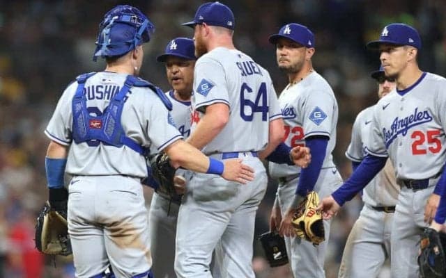 ド軍ロバーツ監督の“投手起用”は「悪質」…敵軍メディアの記者が言及「100球以上投げるなんてあり得ないから」