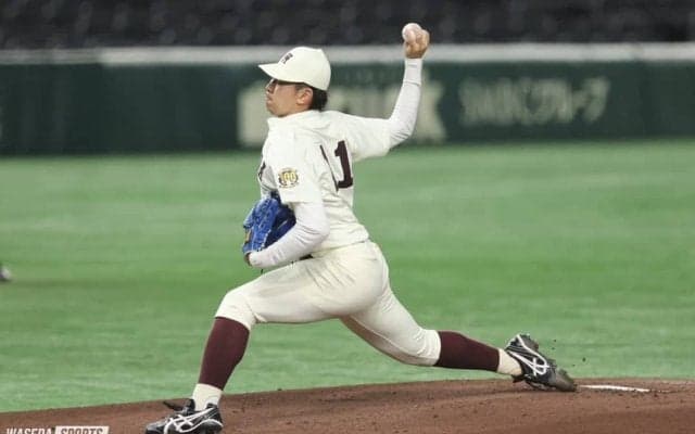 【ハイライト動画あり】早稲田大学、先発全員安打で大勝、6回コールドで初戦突破。全日本大学野球選手権 2回戦