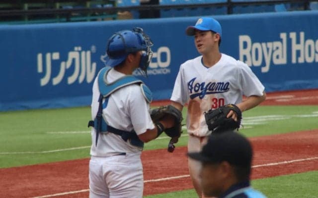 青山学院大に進んだ専大松戸出身の大型内野手が猛打賞デビュー！指揮官も準備力の高さを称賛【大学野球選手権】