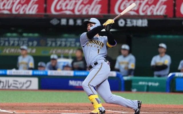 「メジャー行くわね」阪神24歳の“衝撃ライナー”に虎党仰天　客席に突き刺す打球が「異次元だな」