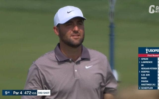 【動画】スコッティ・シェフラーは49位　グリーン上からアプローチをする場面も