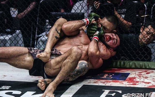 【RIZIN】「最高のデビュー戦」修斗王者・安藤達也、ガサンザデに1R“鮮烈”チョークで一本勝ち　川尻達也氏も感嘆「もう安藤劇場ですよ」