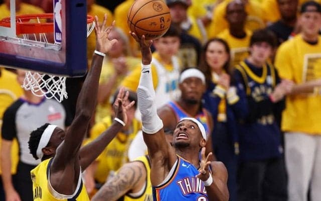 残り5分に15得点の爆発でサンダーを勝利へ導いたSGA「僕らは必死に戦い抜いた」