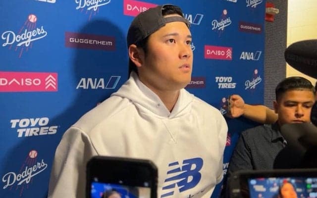 大谷翔平、球宴前の投手復帰は「どう思います？」　記者へ逆質問「まあそんな感じです」