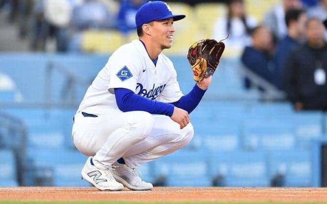 ド軍エドマン、母親の“失態”に一言　本拠地で起きた珍場面「全く分からなかった」