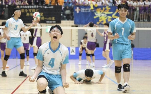 さくらVOLLEY王者の清風高が4年ぶりのインターハイへ 前田凌吾ら教育実習生のサポートも力に