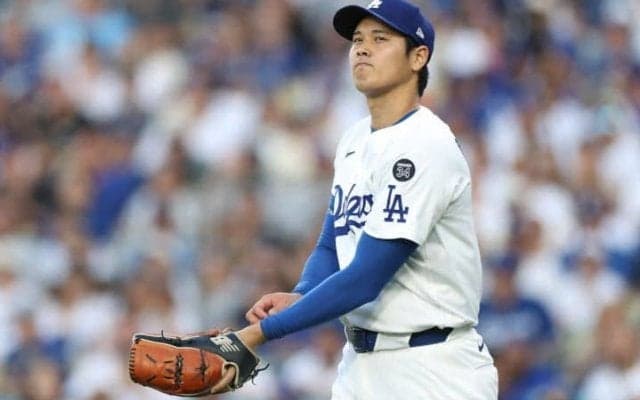 「誤ってノースイングと判定されて…」大谷翔平投手復帰戦、最速161キロ1失点投球で注目されたマチャドへの＂幻の三振＂を米記者指摘「馬鹿げている」