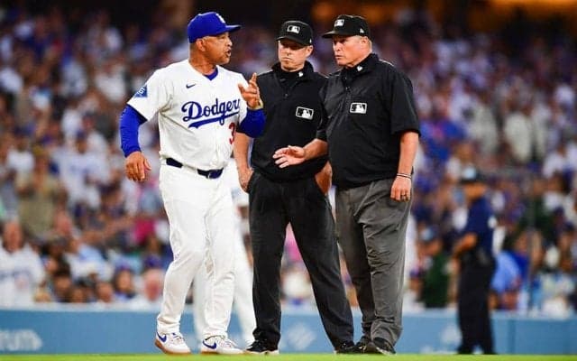 ドジャース戦が大荒れ、3死球飛び交う　大谷死球で監督大激怒＆退場…一触即発の事態