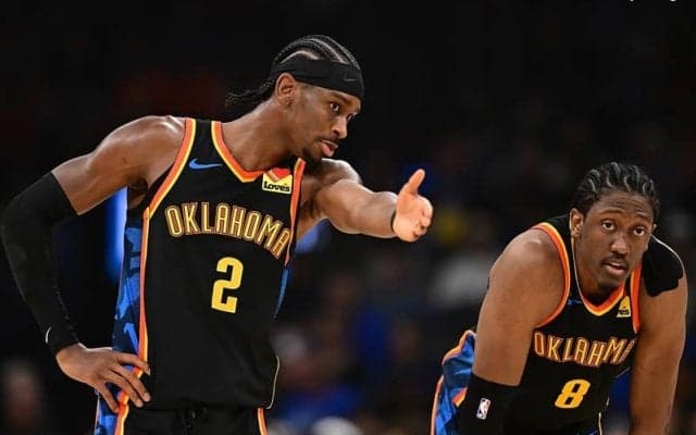 ファイナル第5戦でサンダーのSGAとウィリアムズがレブロン&カイリー以来初の快挙