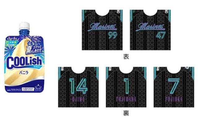 ロッテ、人気アイスと“カバー”をプレゼント　先着1万人…5選手のデザインをランダム配布