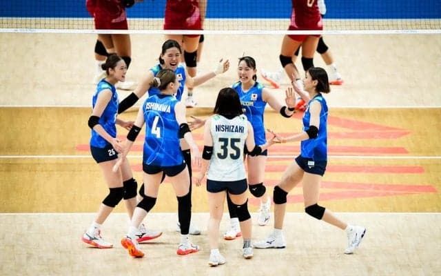 女子日本代表　タイにセットカウント0-2から逆転勝利で5連勝