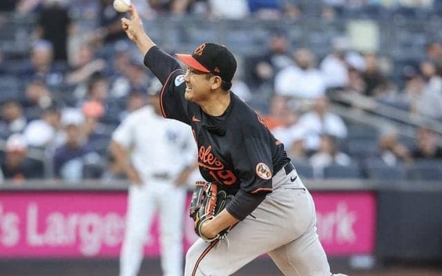 菅野智之、メジャー最短3回2/3を3失点で6勝目ならず　ジャッジに被弾…3戦白星なし