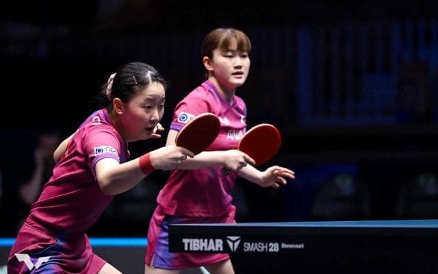 張本美和、大藤沙月の注目ペア初優勝に称賛「格上の実力を見せた」　韓国勢を圧巻撃破に「勝つことができて嬉しい」【WTTスターコンテンダーリュブリャナ】