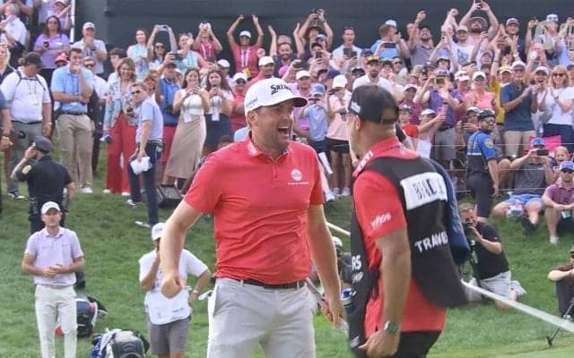 【動画】ライダーカップ主将キーガン・ブラッドリーが気迫の逆転優勝！トミー・フリートウッドはまたも無念【トラベラーズチャンピオンシップ4日目】