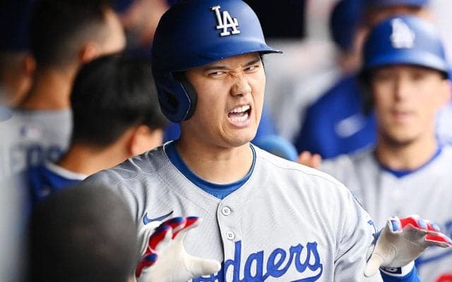 大谷翔平、日米通算300号達成！打者天国の敵地で豪快逆方向弾　ドジャースは両軍合わせて28安打の乱打戦を制する