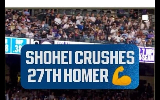 敵地でも関係なし　大谷翔平に酔いしれる観客たち…空気が変わった瞬間、SNSで投稿