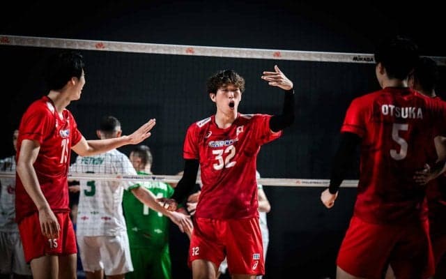 男子日本代表　第2週大会初戦で開催国のブルガリアにストレート負け