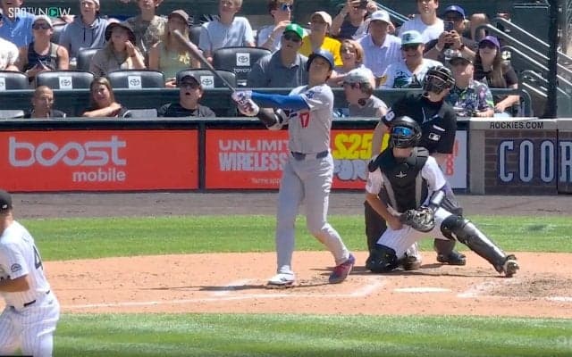 大谷翔平の40度“超高弾道”アーチにネット裏の観客も口あんぐり SNS上も驚きの声「みんな上見上げてた」