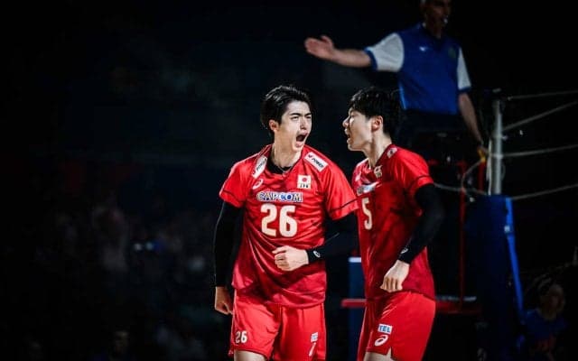 男子日本代表　粘りを見せるもフルセットでウクライナに惜敗